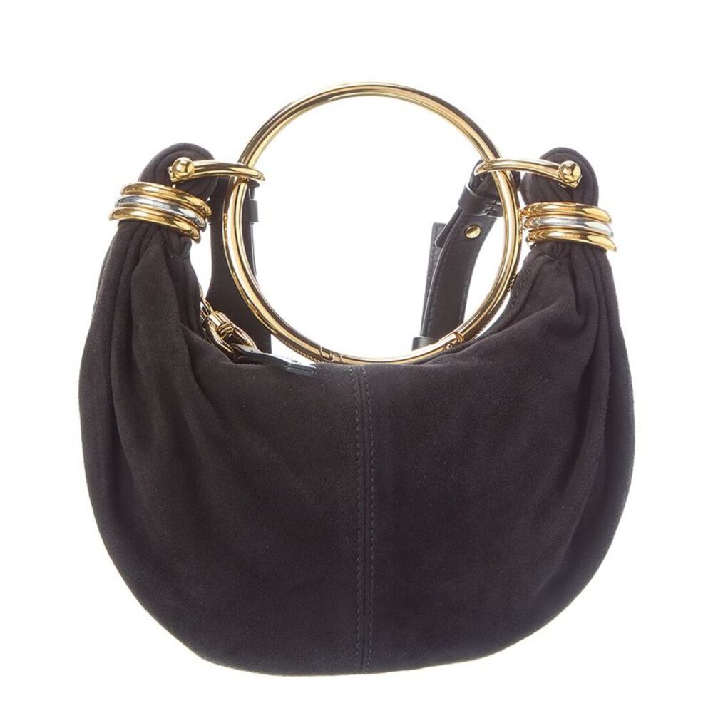 Chloé Mini Leather Bracelet Hobo Bag, Yellow
